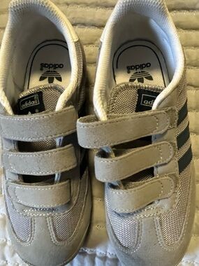 adidas Kids White Sneakers with Ortholite Insole